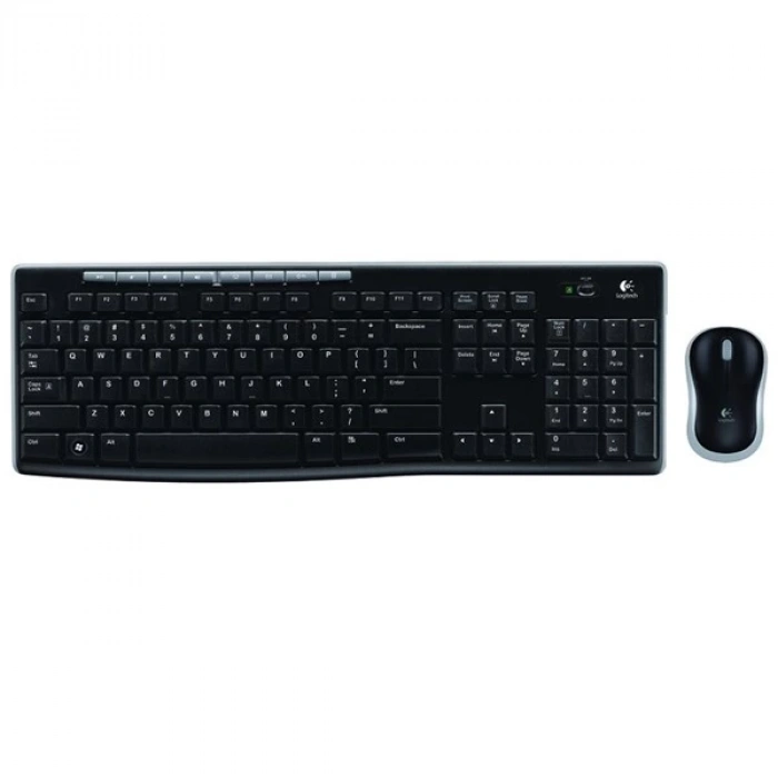 LOGITECH MK270 Kablosuz Q Trk Siyah Multimedya Klavye - Mouse Set 920-004525