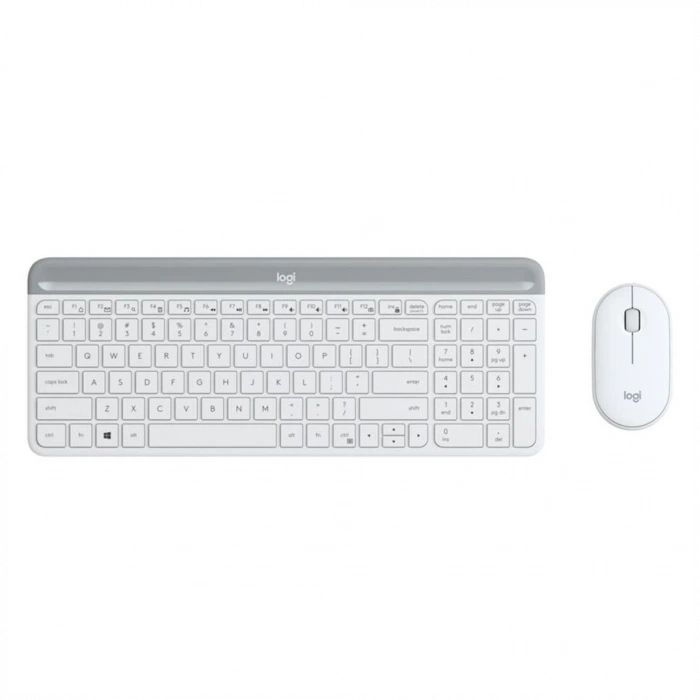 LOGITECH MK470 Beyaz, 920-009436, Kablosuz, Türkçe Q, Klavye Mouse Set