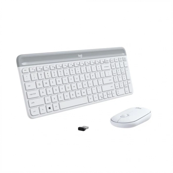LOGITECH MK470 Beyaz, 920-009436, Kablosuz, Türkçe Q, Klavye Mouse Set