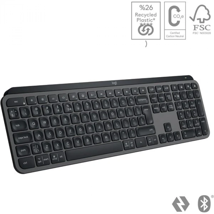 LOGITECH Mx Keys S Gelişmiş Kablosuz Klavye Siyah -920-011594