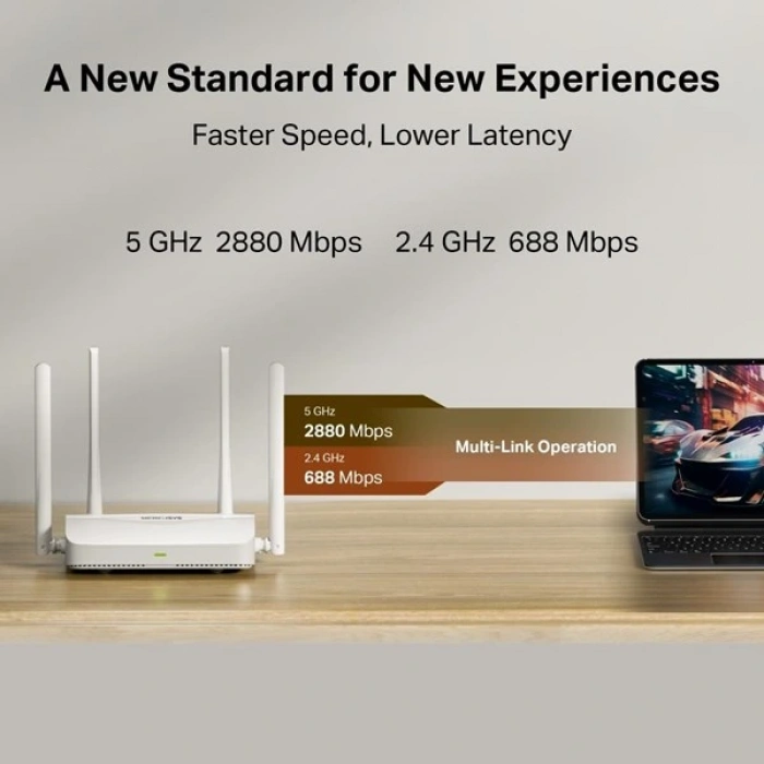 MERCUSYS MR25WBE WIFI7 BE3600 DUAL BAND ROUTER