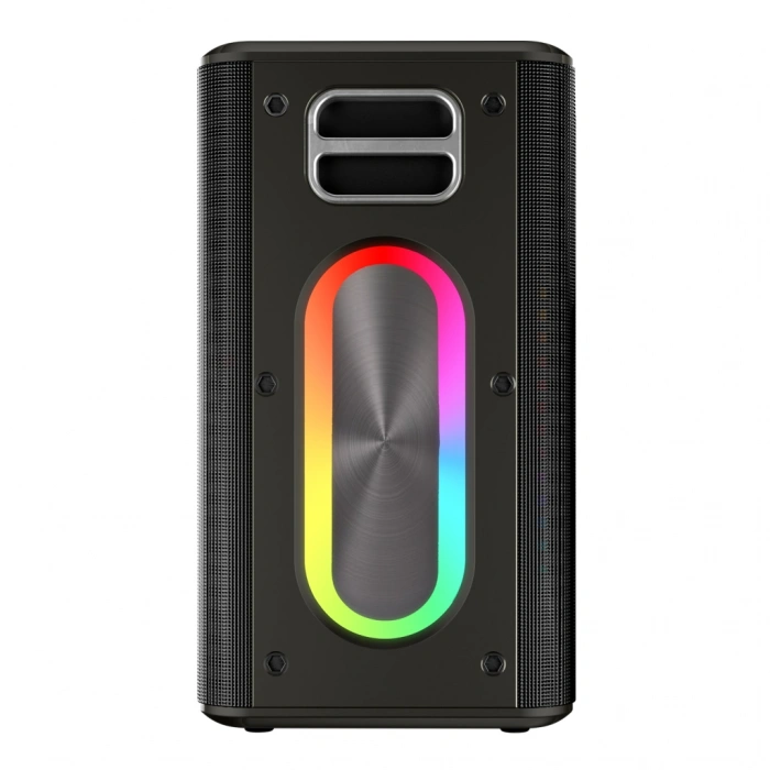 MICROLAB M60 Vega, 100W, Taşınabilir, BT/USB/AUX/TF/Type-C, RGB Işıklı, 15000mAh Batarya, 2adet Mikrofon, Karaoke/Parti, Bluetooth Speaker,