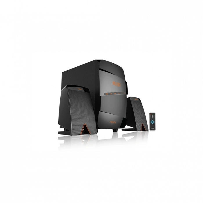 MIKADO MD-671BT, 40W, 2+1, Masaüstü, FM/BT/SD/USB, Siyah Kasa, Speaker