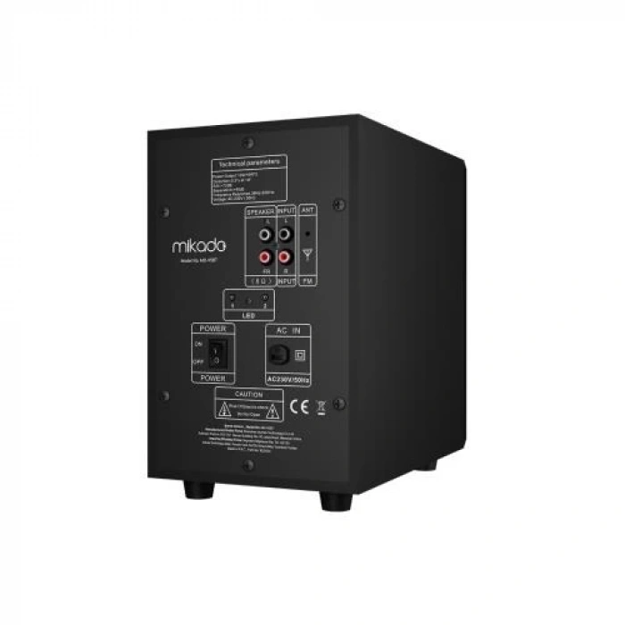 MIKADO MD-95BT 2+1 20W Siyah Multimedya FM/BT/SD/USB Speaker Hoparlör