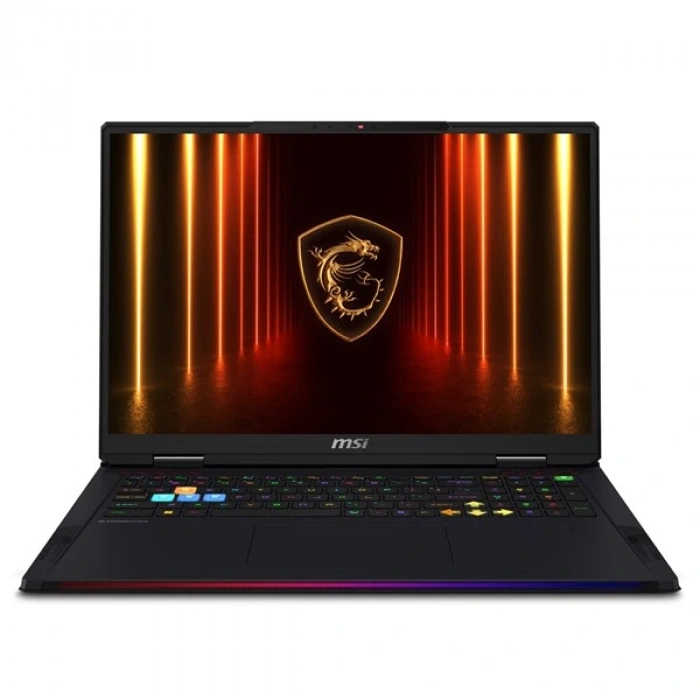 MSI 18 QHD RAIDER A18 Hx A9WHG-266TR RYZEN 9 9955Hx3D-64GB DDR5 RAM-1TB NVME-12GB RTX5070TI-W11H 240HZ