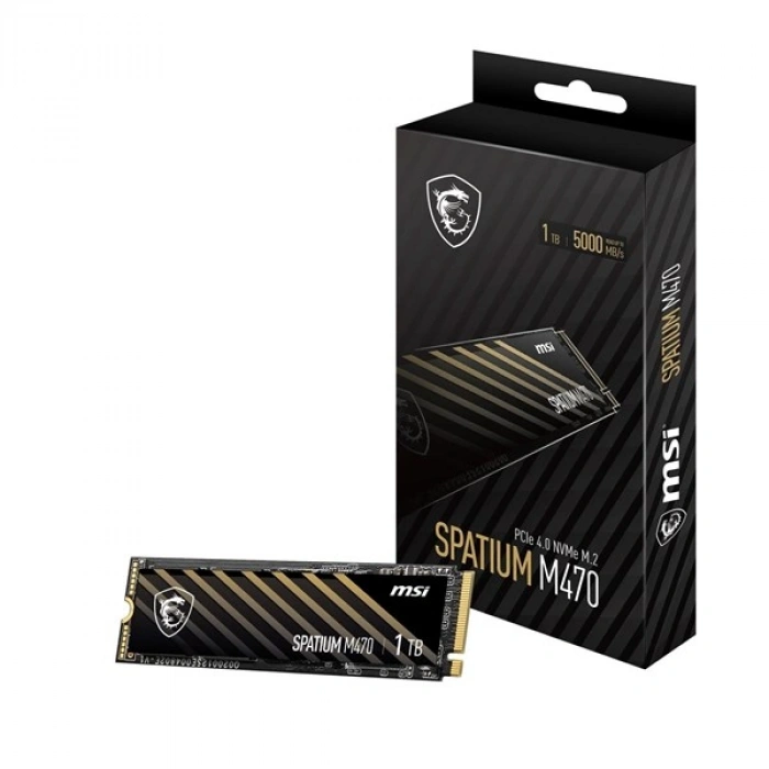 MSI 1TB SPATIUM M470 PRO 6000- 4500MB/s M2 NVME GEN4 DİSK