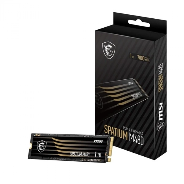 MSI 1TB SPATIUM M480 PRO 7400-6000MB/s M2 NVME GEN4 DİSK