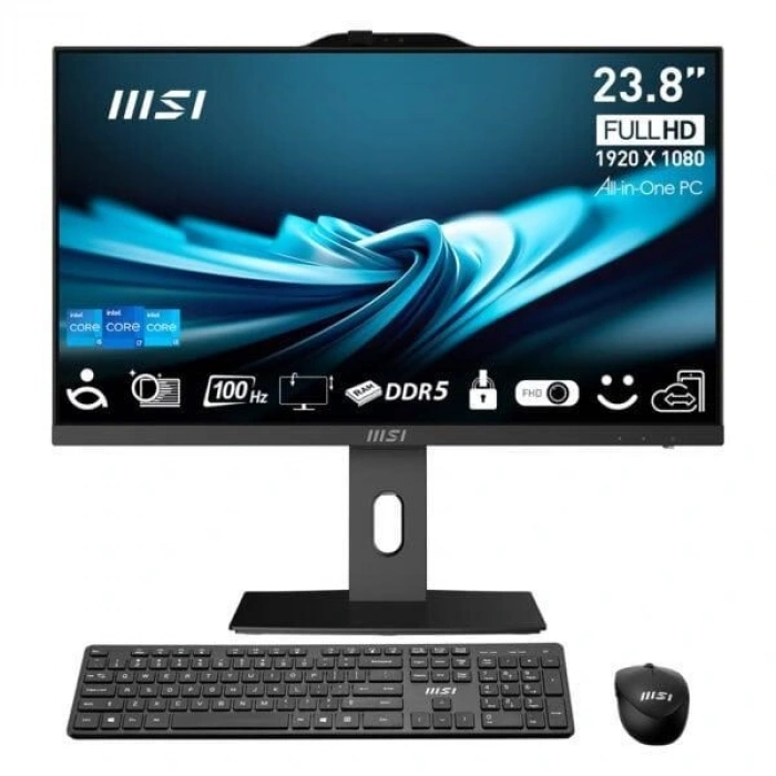 MSI 23.8 PRO AP242P 14M-887XTR CORE i5 14400-16GB DDR5 RAM-4TB NVME-FDOS