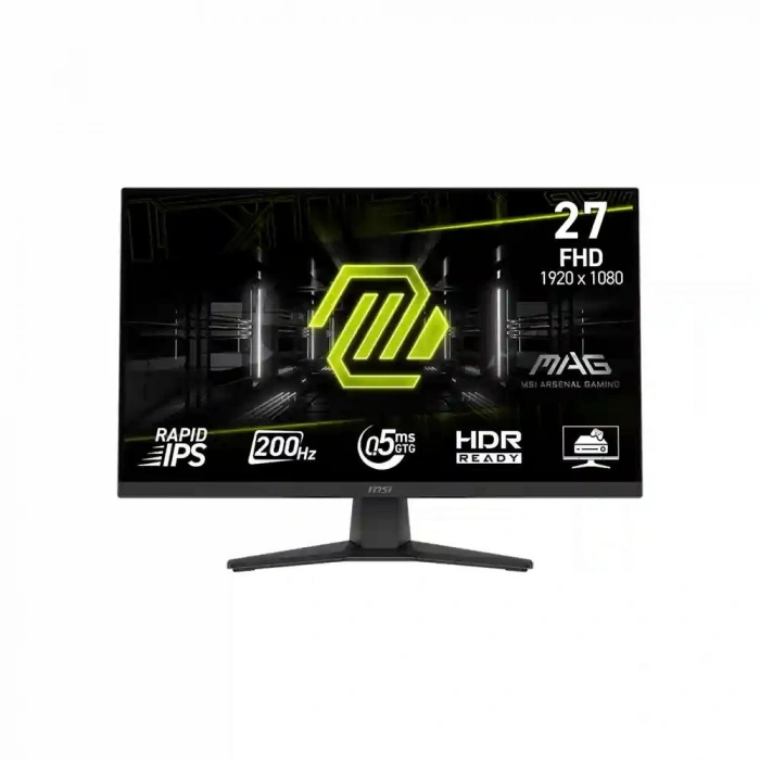 Msi 27 MAG 272F 1920x1080 FHD 200Hz 0.5ms HDMI DP FreeSync Premium IPS Gaming Monitör