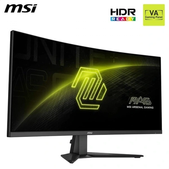 MSI 34 VA MAG 346CQ 1MS 180HZ HDMI-DP KAVISLI GAMING MONİTÖR 3440X1440