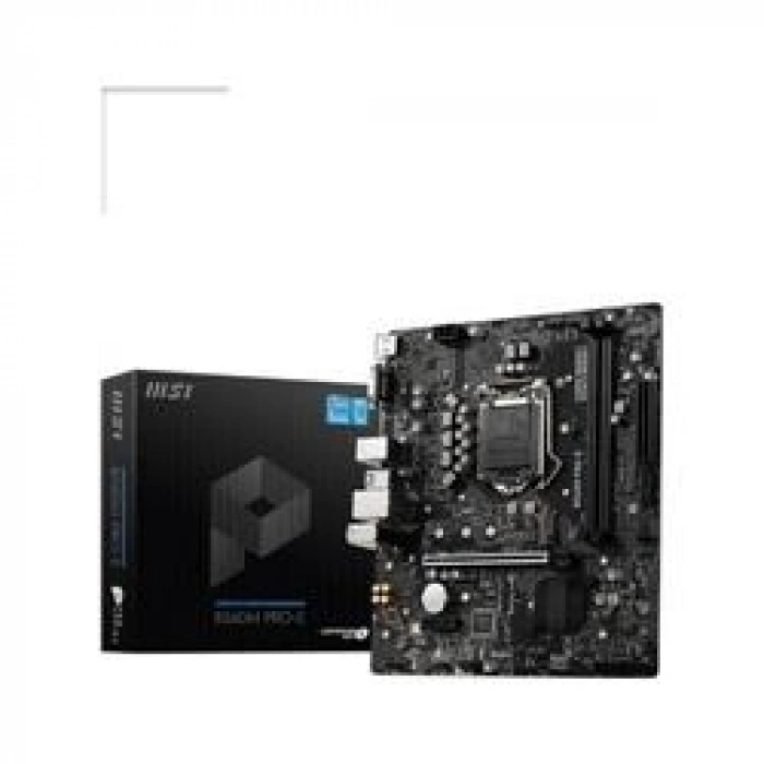 Msı B560M Pro-E Soket 1200 Ddr4 4800 (Oc) Pcı-E Gen 4 ,m.2 Usb3.2 1x 1g Lan Matx Anakart