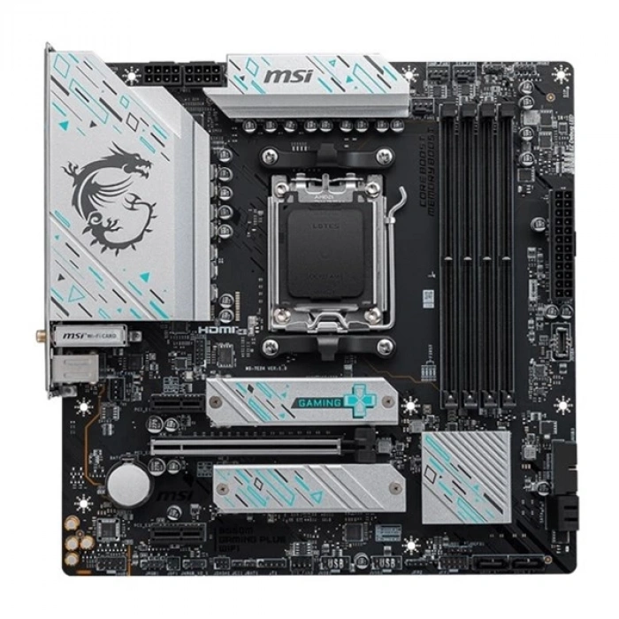 MSI B650M GAMING PLUS WIFI-6E DDR5 HDMI DP PCIe 16X v4.0 AM5 mATX