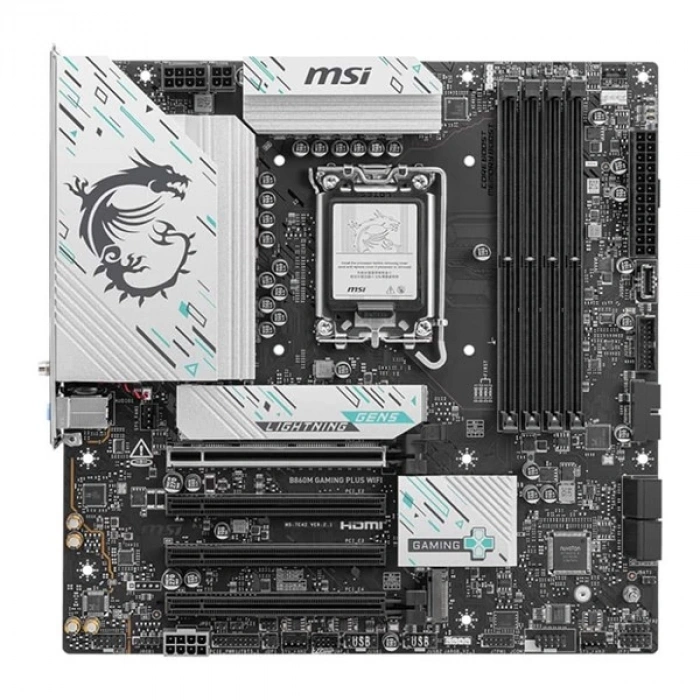 MSI B860M GAMING PLUS WIFI-7 DDR5 HDMI-DP PCIE 5.0 1851P mATX