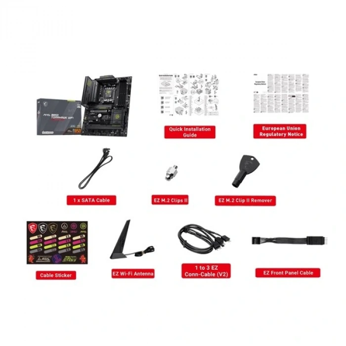 MSI MAG B850 TOMAHAWK WIFI7 DDR5 HDMI-DP PCIE 5.0 AM5 ATX