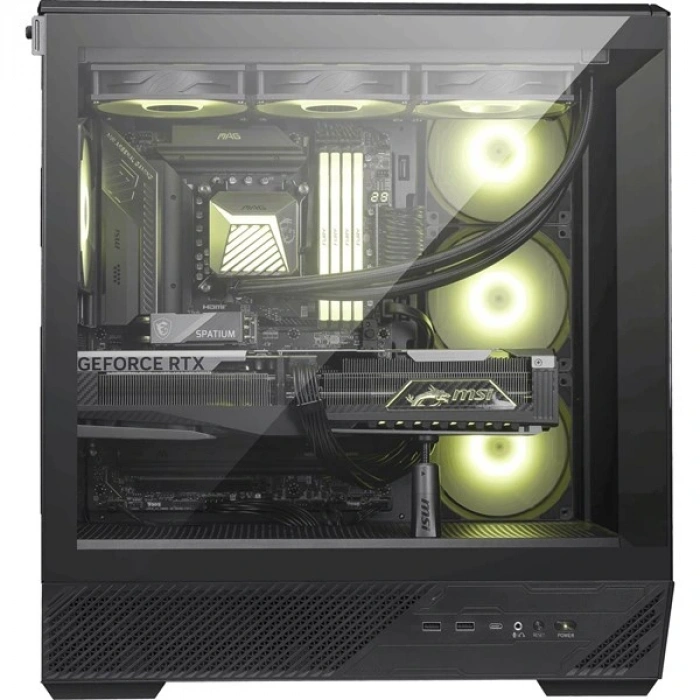 MSI MAG PANO 130R PZ PANORAMIK GAMING MID-TOWER PC KASASI SİYAH