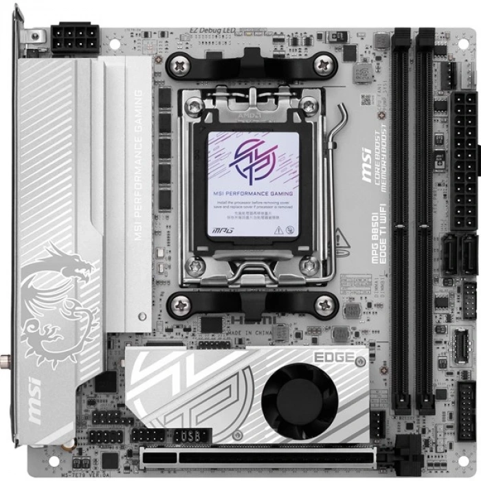 MSI MPG B850I EDGE TI WIFI DDR5 AM5 SOKET MINI ATX