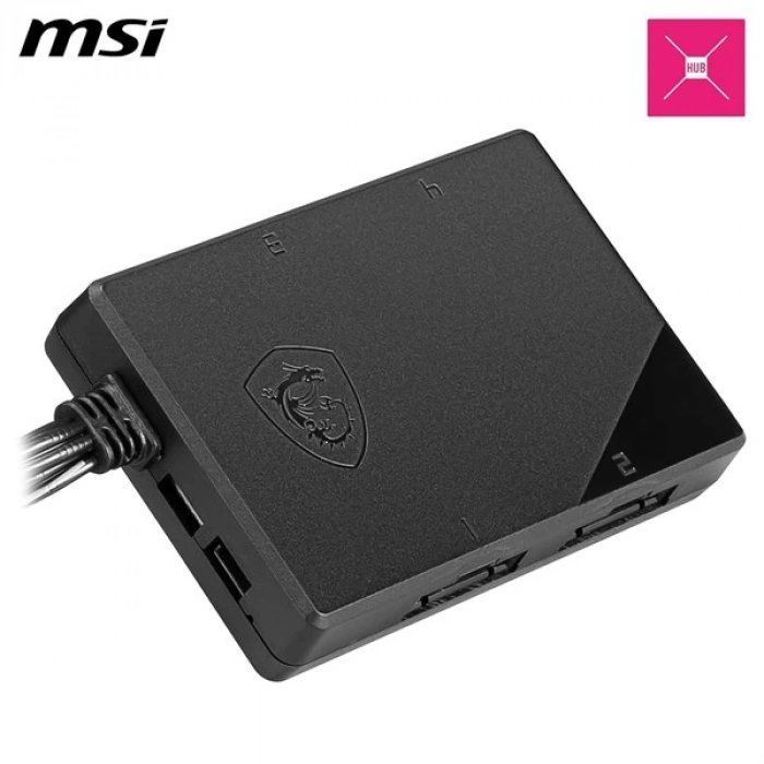 MSI MPG EZ120 ARGB-B KASA FANI+KONTROL ÜNİTESİ 3-lü paket