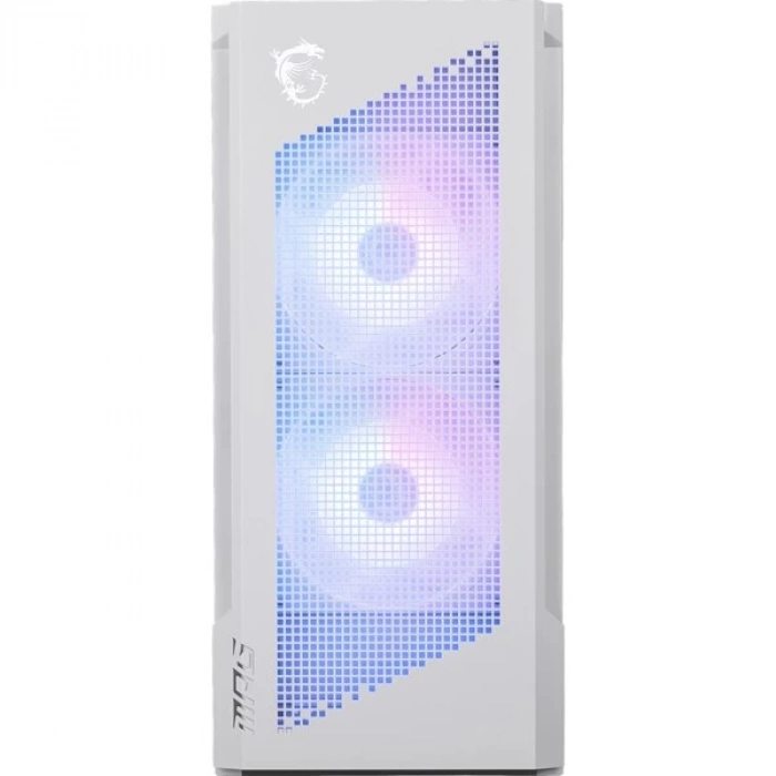 MSI MPG VELOX 300R BEYAZ TEMPERLİ 2 X 120 MM ARGB 1X 120MM FAN GAMİNG BİLGİSAYAR KASASI