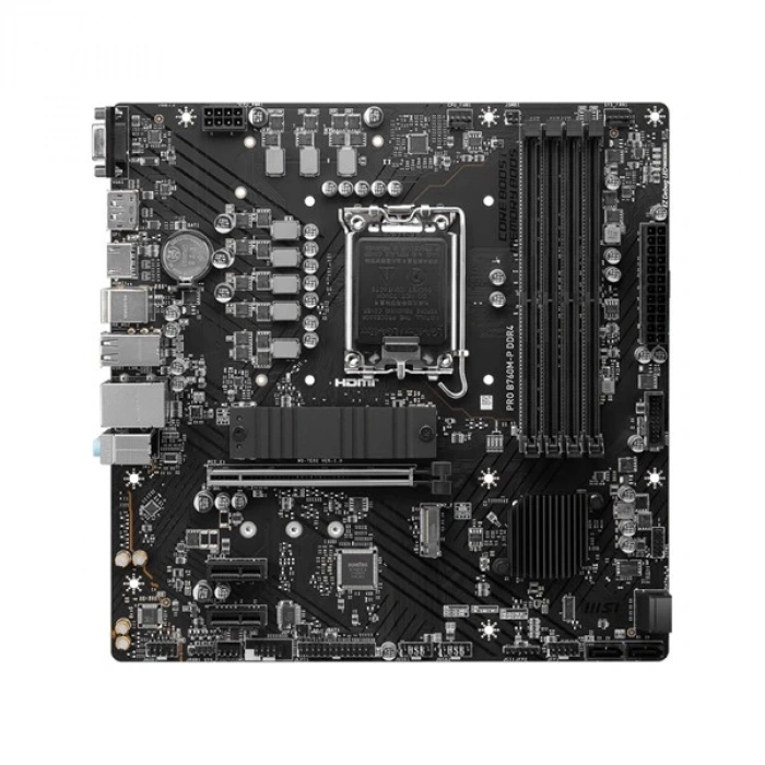 MSI PRO B760M-P DDR4 HDMI DP PCIe 16X v4.0 1700p mATX