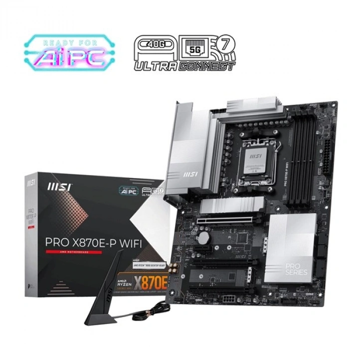 MSI PRO X870E-P WIFI7 DDR5 HDMI TYPE-C PCIE 5.0 AM5 ATX