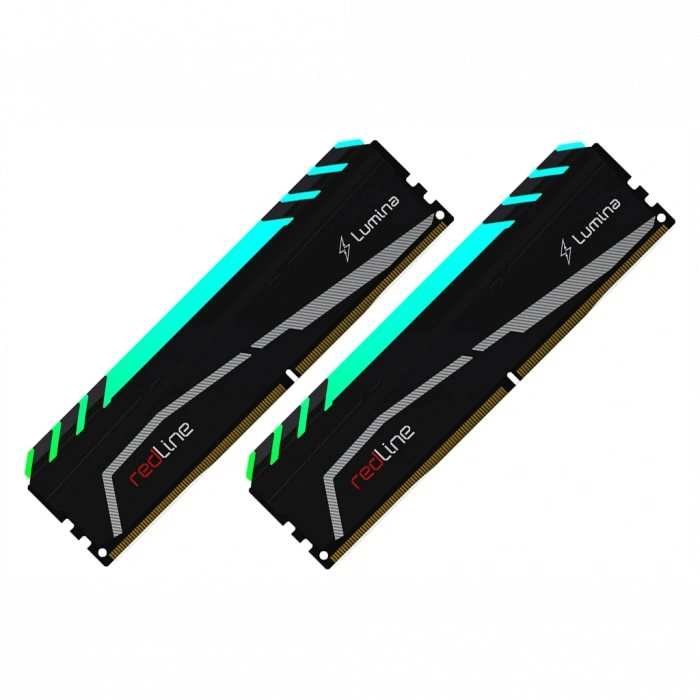 MUSHKIN redLine Lumina, MLA4C360JNNM8GX2, 2x8Gb Kit, 3600Mhz, DDR4, CL18, RGB, Desktop Gaming RAM (Soğutuculu)