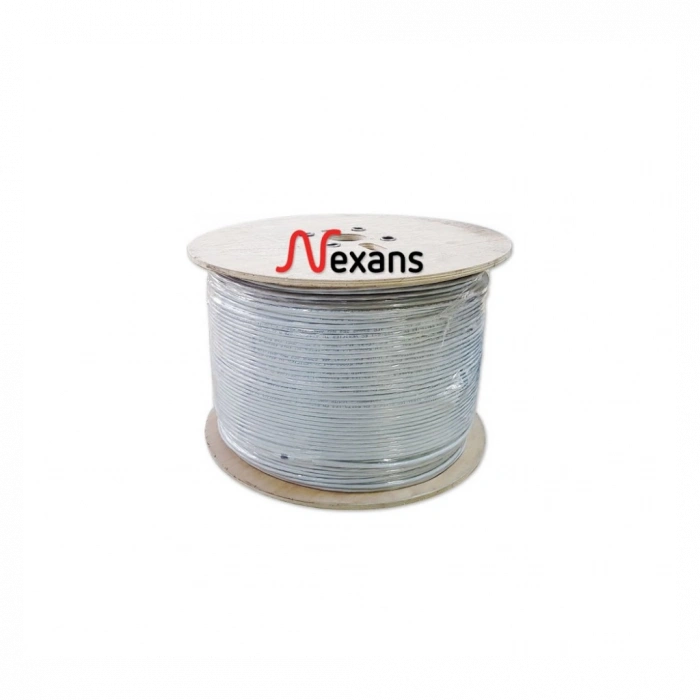 NEXANS NEX1611TO5, GRİ, CAT6, 500M, 23AWG (0,58mm), UTP, %100 Bakır, LSZH Halogen Free, Makara, Kablo