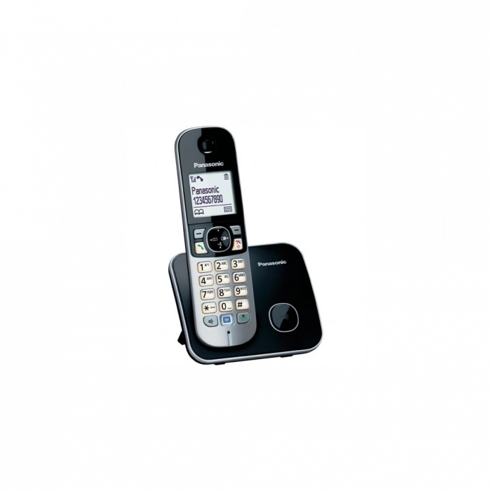 PANASONIC KX-TG6811 TELSİZ TELEFON (Gri) 18 Saat Konuşma, 170 Saat Bekleme, 120 Kişilik Rehber