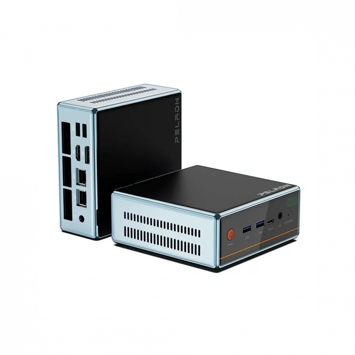 PELADN WO4 Serisi, AMD Ryzen 7 5700U, 16Gb Ram, 512Gb SSD, 1xHDMI, 1xDP,  4xUSB, 1xType-C, 2xLAN, Paylaşımlı Ekran Kartı, Wi-Fi6, Bluetooth 5.2, Windows 11 Pro, MFF MiniPC