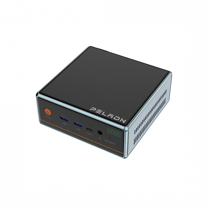 PELADN WO4 Serisi, AMD Ryzen 7 5700U, 16Gb Ram, 512Gb SSD, 1xHDMI, 1xDP,  4xUSB, 1xType-C, 2xLAN, Paylaşımlı Ekran Kartı, Wi-Fi6, Bluetooth 5.2, Windows 11 Pro, MFF MiniPC