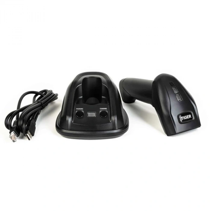 PERKON (TIGER) 1D Laser CS95 Wlan (Kablosuz) El Tipi Barkod Okuyucu Ayaklı 300metre mesafeye kadar