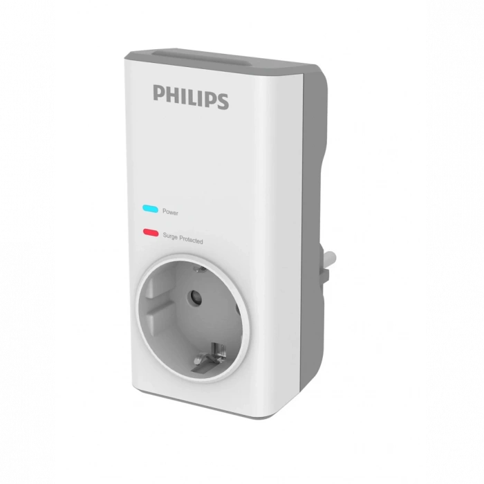 PHILIPS CHP7010W/10, Tekli, Akım Korumalı Priz, 1140 Joules, (Beyaz)