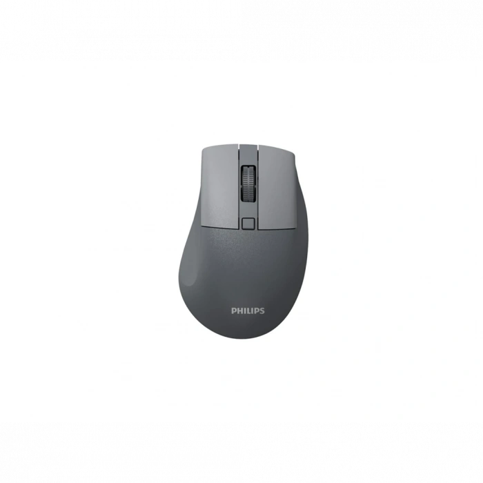 PHILIPS SPK7528G, SESSİZ, Gri, USB Nano  2,4Gh ve Bluetooth Kablosuz, 1600dpi, Optic, 3 Tuşlu Ergonamik Mouse