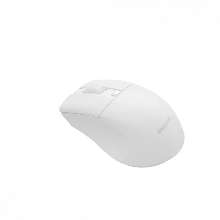 PHILIPS SPK7528W, SESSİZ, Beyaz, USB Nano  2,4Gh ve Bluetooth Kablosuz, 1600dpi, Optic, 3 Tuşlu Ergonamik Mouse