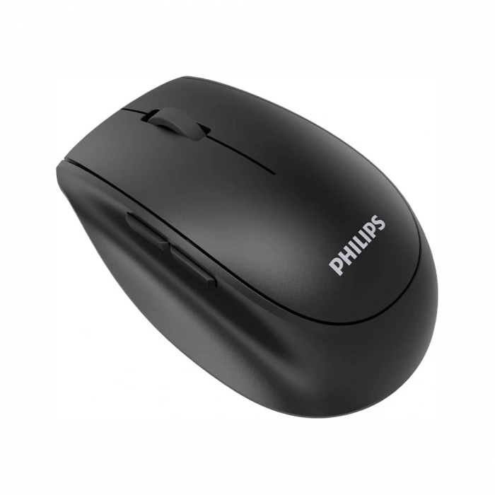 PHILIPS SPK7627B, Siyah, USB Nano 2,4Gh ve Bluetooth Kablosuz, 1600dpi, Optic, 5 Tuşlu, Şarj Edilebilir, Mouse