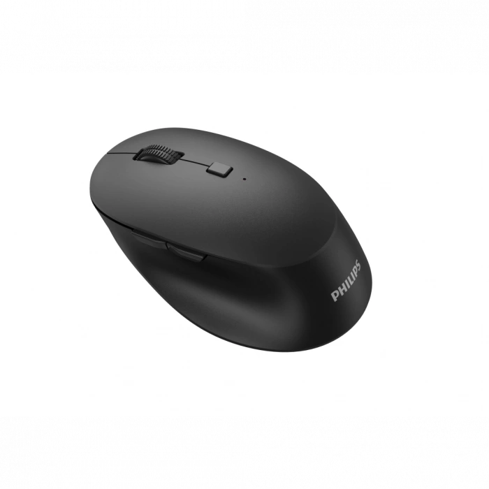PHILIPS SPT6607B, Siyah, Türkçe Q, 2.4Ghz ve Bluetooth Kablosuz, Bilek Destekli, Multimedya Klavye Mouse Set