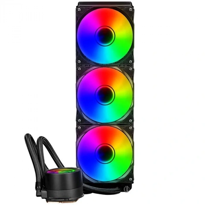 POWERBOOST 360mm DEEP PB-LCS-PI360 ARGB Sıvı Soğutmalı AM5-1851p İşlemci Fanı