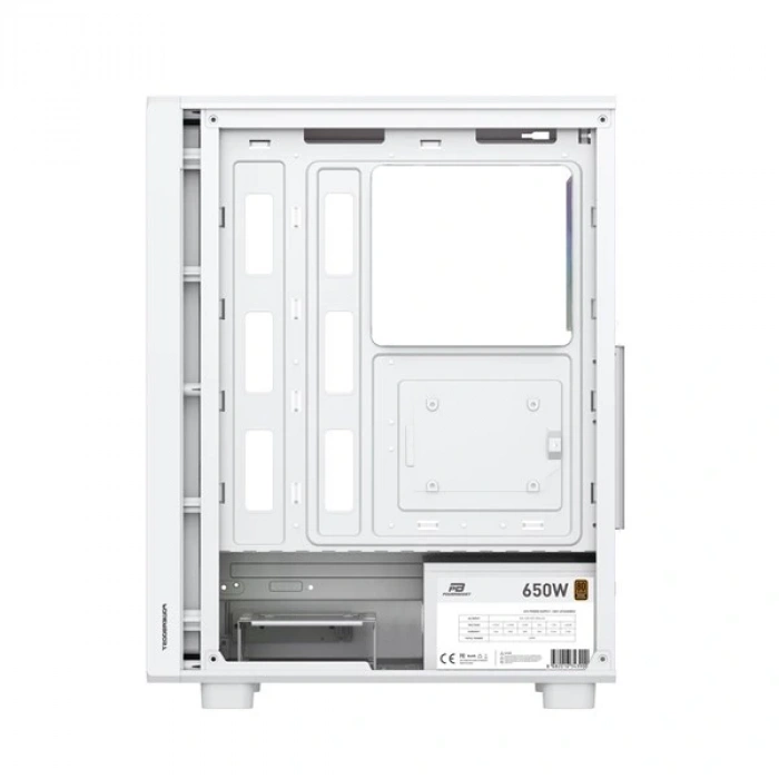 POWERBOOST 650W 80+ BRONZE GAMING MID-TOWER PC KASASI BEYAZ