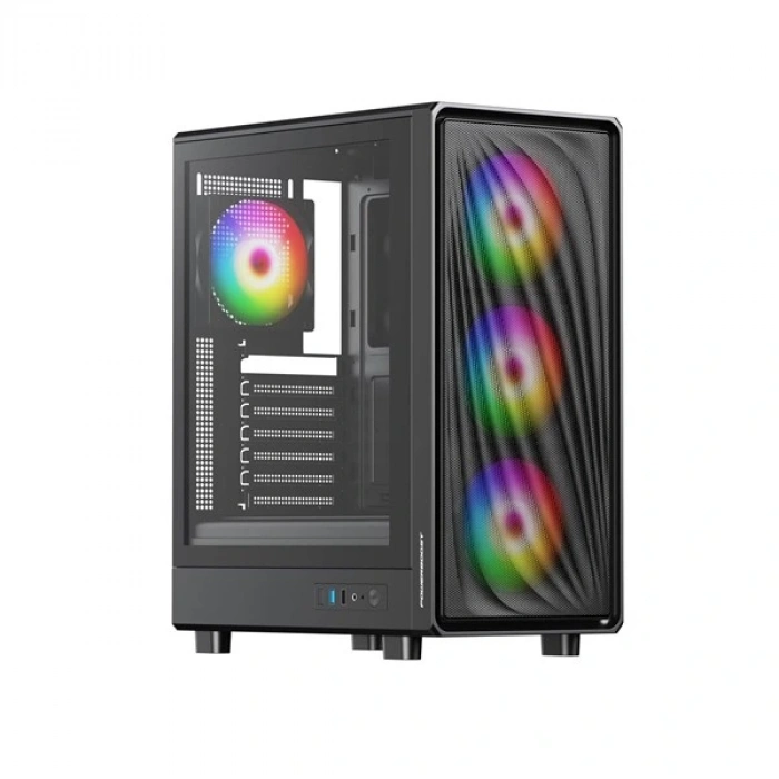 POWERBOOST 650W 80+ BRONZE PBA5065B-650W GAMING MID-TOWER PC KASASI