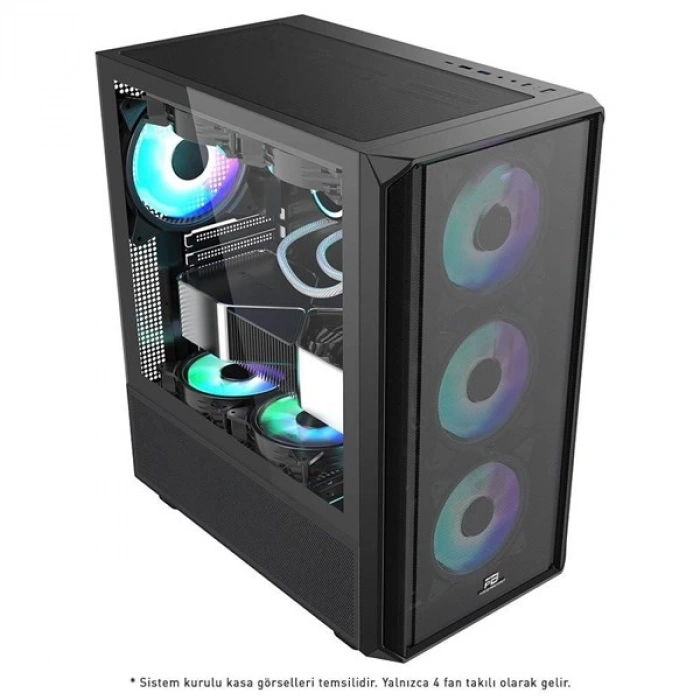 POWERBOOST 850W 80+ BRONZE PB-P3602BB GAMING MID-TOWER PC KASASI