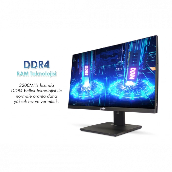 QUADRO EXPANSE AI B424 14165, i5-14400, 23,8" FHD Ekran, 16Gb Ram, 512Gb SSD, Pivot, Paylaşımlı VGA, Free Dos All In One PC