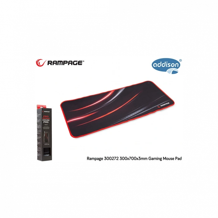 Rampage 300272, 300x700x3mm, Gaming, MOUSE PAD (Siyah)