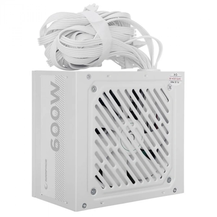 RAMPAGE 600W 80+ BRONZE RMP-600-80P POWER SUPPLY BEYAZ