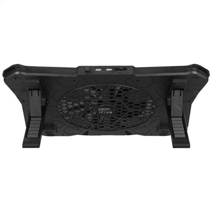 Rampage AD-RC8 SHOWY Siyah 180mm Fan 15-17 RGB Işıklı Notebook Soğutucu Stand