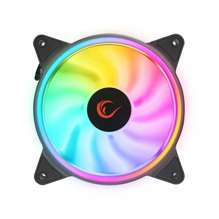 RAMPAGE COOLWIND F3 ARGB Fan + Kumanda 1200RPM Gaming Oyuncu Kasa Fan Kiti 3-lü paket