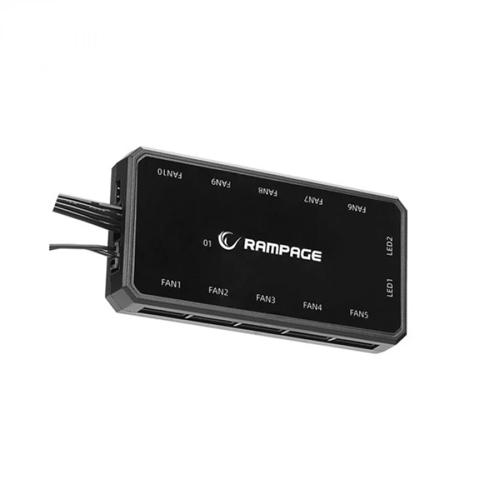 RAMPAGE COOLWIND F3 ARGB Fan + Kumanda 1200RPM Gaming Oyuncu Kasa Fan Kiti 3-lü paket