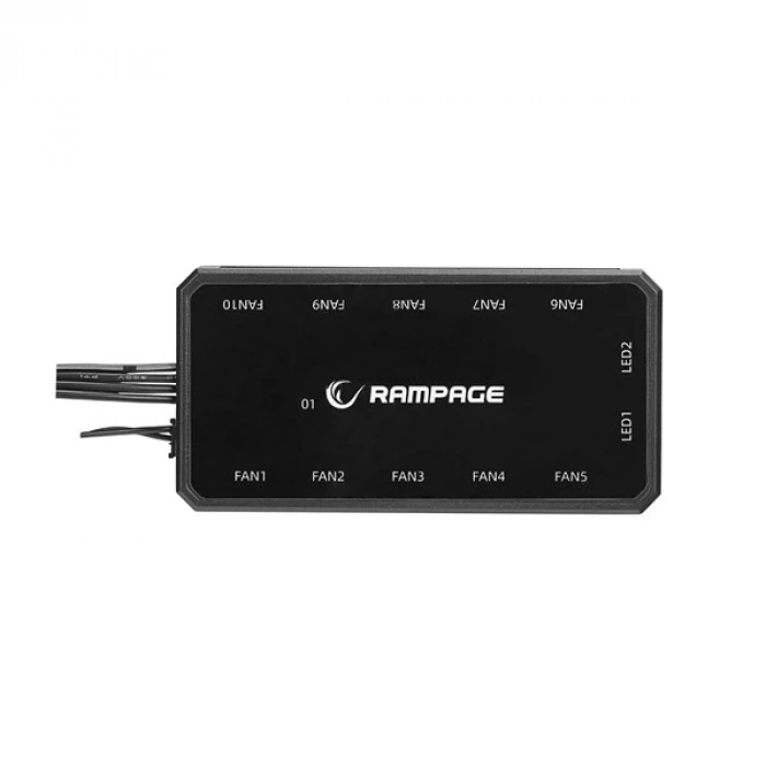 RAMPAGE COOLWIND F3 ARGB Fan + Kumanda 1200RPM Gaming Oyuncu Kasa Fan Kiti 3-lü paket
