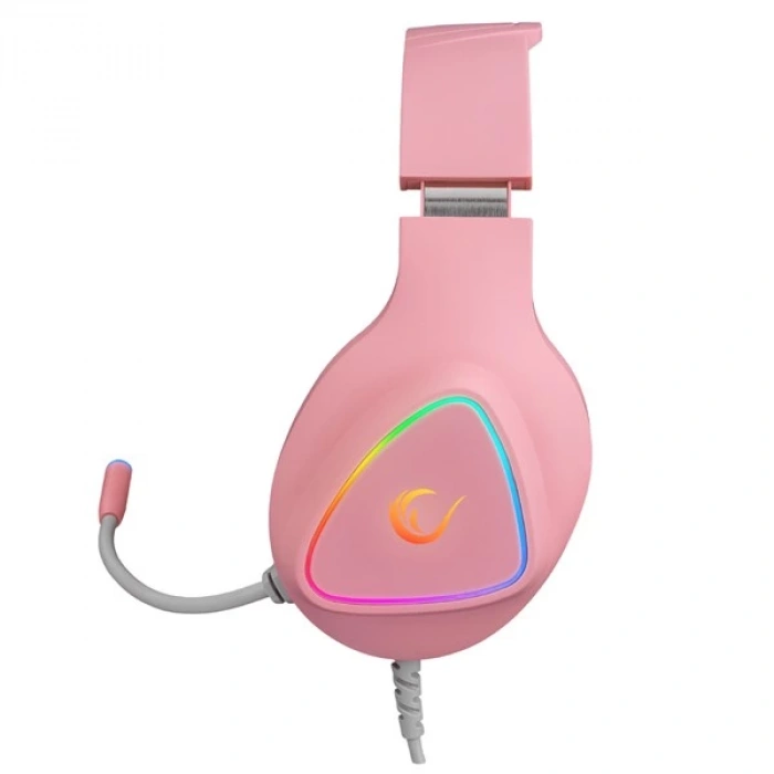 RAMPAGE M7 MONCHER Pembe RGB Led USB 7.1 Gaming Mikrofonlu Oyuncu Kulaklığı