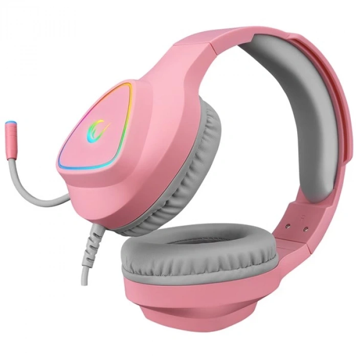 RAMPAGE M7 MONCHER Pembe RGB Led USB 7.1 Gaming Mikrofonlu Oyuncu Kulaklığı