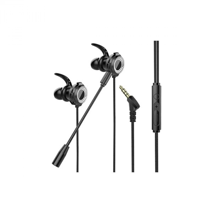 RAMPAGE RM-K21 SUPERB 3,5mm Gaming Siyah Kulak İçi Mikrofonlu Kulaklık