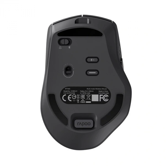 RAPOO MT550L 12764 Multi-Mode Kablosuz Mouse Black